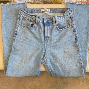 Abercrombie Curve Love Light Blue Denim Jeans
